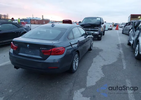 2018 BMW 430I Gran Coupe xDrive z USA, uszkodzony, nr VIN WBA4J3C51JBL04576